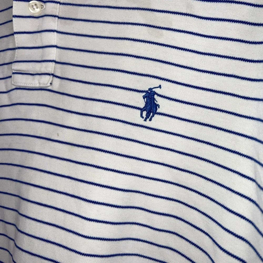 Vintage 90s/Y2K Polo by Ralph Lauren Men's Medium Short Sleeve Polo Shirt‎